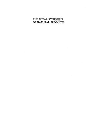 خرید و دانلود نسخه کامل کتاب The Total Synthesis of Natural Products Volume 6