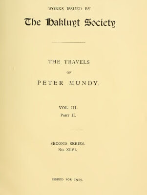 خرید و دانلود نسخه کامل کتاب The Travels of Peter Mundy, in Europe and Asia, 1608-1667 / Travels in Achin, Mauritius, Madagascar, and St. Helena 1638