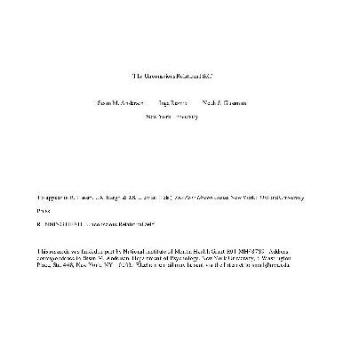 خرید و دانلود نسخه کامل کتاب The unconscious Relational Self