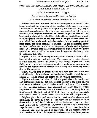 خرید و دانلود نسخه کامل کتاب The Use of Non-Aqueous Solvents in the Study of the Rare Earth Group