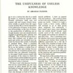 خرید و دانلود نسخه کامل کتاب The Usefulness of Useless Knowledge