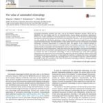 خرید و دانلود نسخه کامل کتاب The value of automated mineralogy