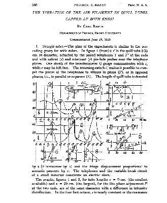 خرید و دانلود نسخه کامل کتاب The Vibration of the Air Filament in Quill Tubes Capped at Both Ends