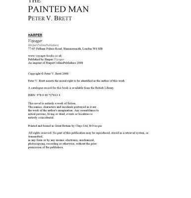 خرید و دانلود نسخه کامل کتاب The Warded Man (or The Painted Man)