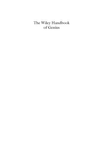 خرید و دانلود نسخه کامل کتاب The Wiley Handbook of Genius_68cf977089d21.jpeg خرید و دانلود نسخه کامل کتاب The Wiley Handbook of Genius