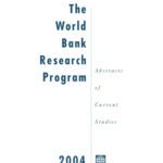 خرید و دانلود نسخه کامل کتاب The World Bank Research Program 2004: Abstracts of Current Studies (World Bank Research Publication)