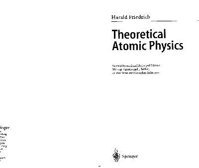 خرید و دانلود نسخه کامل کتاب Theoretical Atomic Physics