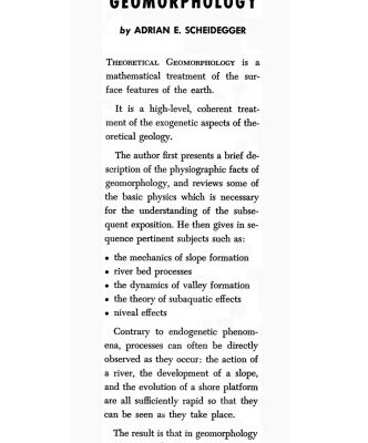 خرید و دانلود نسخه کامل کتاب Theoretical Geomorphology
