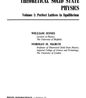 خرید و دانلود نسخه کامل کتاب Theoretical Solid State Physics, Volume 1: Perfect Lattices in Equilibrium