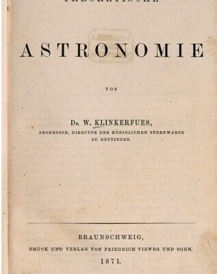 خرید و دانلود نسخه کامل کتاب Theoretische Astronomie