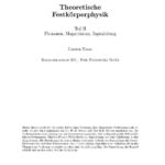 خرید و دانلود نسخه کامل کتاب Theoretische Festkoerperphysik II 001
