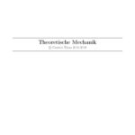 خرید و دانلود نسخه کامل کتاب Theoretische Mechanik