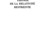 خرید و دانلود نسخه کامل کتاب Théorie de la relativité restreinte