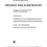 خرید و دانلود نسخه کامل کتاب Theorie der Elektrizität