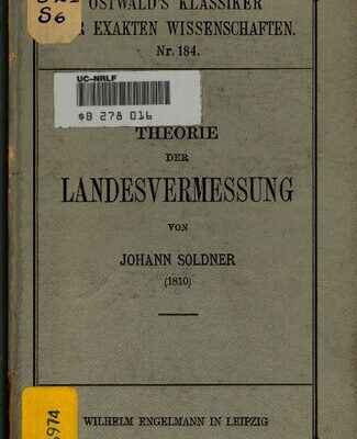 خرید و دانلود نسخه کامل کتاب Theorie der Landesvermessung (1810)