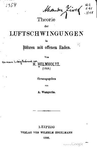 خرید و دانلود نسخه کامل کتاب Theorie der Luftschwingungen in Röhren mit offenen Enden (1859)_68bd2b72ba186.jpeg خرید و دانلود نسخه کامل کتاب Theorie der Luftschwingungen in Röhren mit offenen Enden (1859)