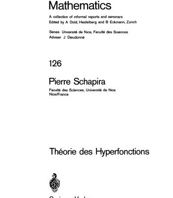 خرید و دانلود نسخه کامل کتاب Theories Des Hyperfonctions