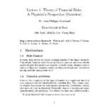 خرید و دانلود نسخه کامل کتاب Theory of financial risk: a physicist’s perspective