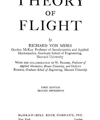 خرید و دانلود نسخه کامل کتاب Theory of Flight