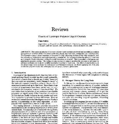 خرید و دانلود نسخه کامل کتاب Theory of lyotropic polymer liquid crystals