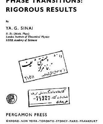 خرید و دانلود نسخه کامل کتاب Theory of Phase Transitions: Rigorous Results