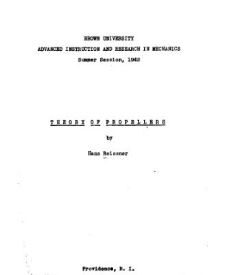 خرید و دانلود نسخه کامل کتاب Theory of propellers