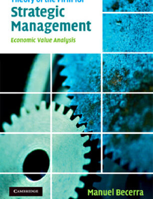 خرید و دانلود نسخه کامل کتاب Theory of the Firm for Strategic Management: Economic Value Analysis