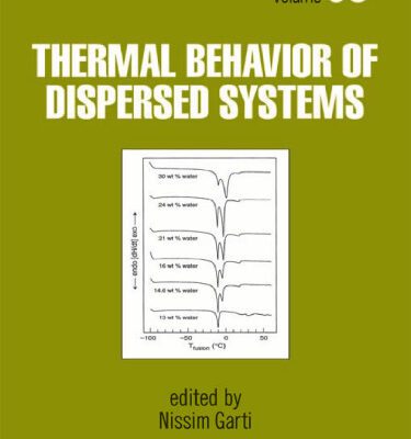 خرید و دانلود نسخه کامل کتاب Thermal Behavior of Dispersed Systems