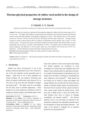 خرید و دانلود نسخه کامل کتاب Thermo-physical properties of rubber seed useful in the design of storage structure_68d0d8eb545d3.jpeg خرید و دانلود نسخه کامل کتاب Thermo-physical properties of rubber seed useful in the design of storage structure