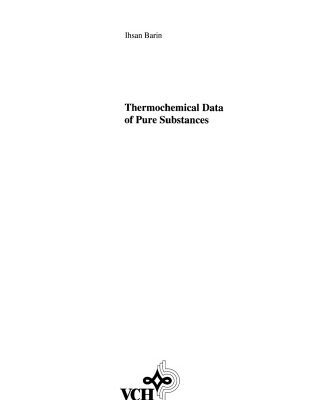 خرید و دانلود نسخه کامل کتاب Thermochemical Data of Pure Substances 2 Volume Set