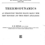 خرید و دانلود نسخه کامل کتاب Thermodynamics: an introductory treatise