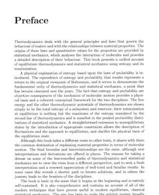 خرید و دانلود نسخه کامل کتاب Thermodynamics and statistical mechanics: equilibrium by entropy maximisation