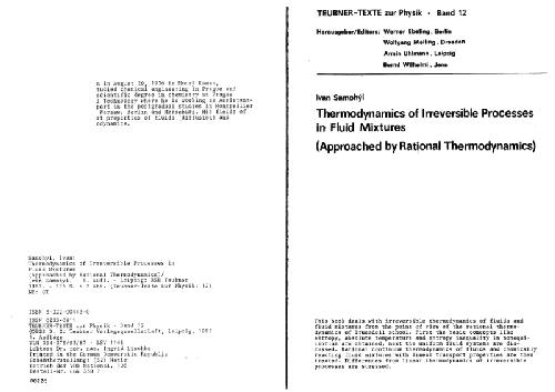 خرید و دانلود نسخه کامل کتاب Thermodynamics of Irreversible Processes in Fluid Mixtures (Approached by Rational Thermodynamics)_68bed2b0616ae.jpeg خرید و دانلود نسخه کامل کتاب Thermodynamics of Irreversible Processes in Fluid Mixtures (Approached by Rational Thermodynamics)