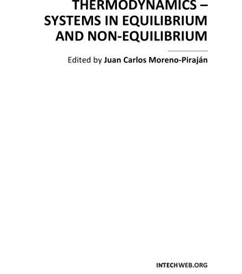 خرید و دانلود نسخه کامل کتاب Thermodynamics : systems in equilibrium and non-equilibrium