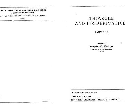 خرید و دانلود نسخه کامل کتاب Thiazole and its derivatives