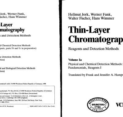 خرید و دانلود نسخه کامل کتاب Thin-Layer Chromatography: Reagents and Detection Methods vol 1a