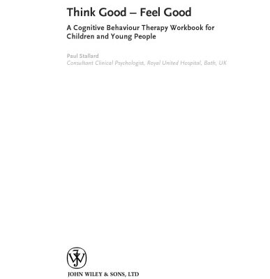 خرید و دانلود نسخه کامل کتاب Think Good – Feel Good: A Cognitive Behaviour Therapy Workbook for Children