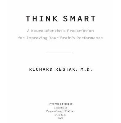 خرید و دانلود نسخه کامل کتاب Think Smart: A Neuroscientist’s Prescription for Improving Your Brain’s Performance