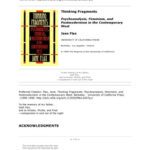 خرید و دانلود نسخه کامل کتاب Thinking Fragments: Psychoanalysis, Feminism, and Postmodernism in the Contemporary West