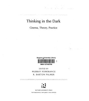 خرید و دانلود نسخه کامل کتاب Thinking in the Dark: Cinema, Theory, Practice