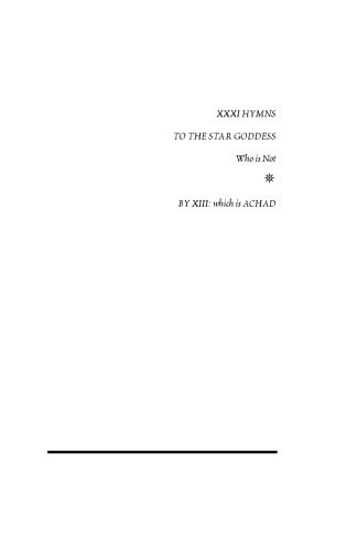 خرید و دانلود نسخه کامل کتاب Thirty One Hymns to the Star Goddess_68b92b7085875.jpeg خرید و دانلود نسخه کامل کتاب Thirty One Hymns to the Star Goddess