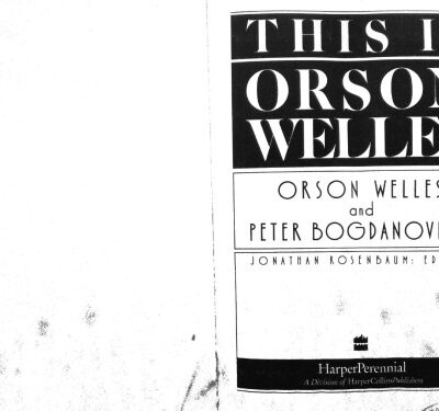 خرید و دانلود نسخه کامل کتاب This is Orson Welles
