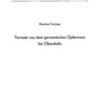 خرید و دانلود نسخه کامل کتاب Tierreste aus dem germanischen Opfermoor bei Oberdorla