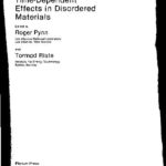خرید و دانلود نسخه کامل کتاب Time-Dependent Effects in Disordered Materials