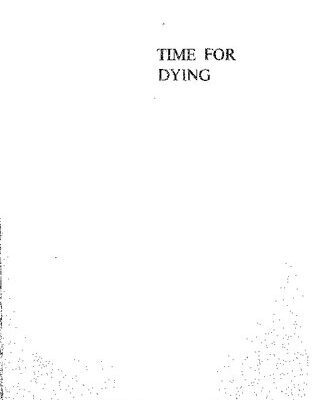خرید و دانلود نسخه کامل کتاب Time for Dying