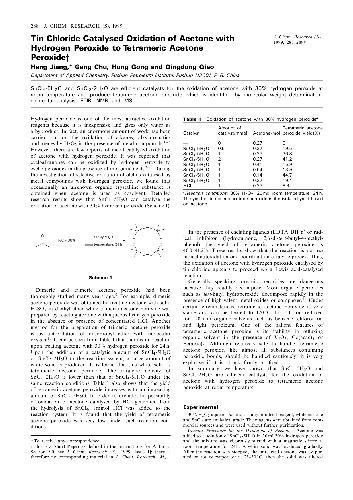 خرید و دانلود نسخه کامل کتاب Tin Chloride Catalysed Oxidation of Acetone with Hydrogen Peroxide to Tetrameric Acetone Peroxide_68d491c235f46.jpeg خرید و دانلود نسخه کامل کتاب Tin Chloride Catalysed Oxidation of Acetone with Hydrogen Peroxide to Tetrameric Acetone Peroxide