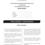 خرید و دانلود نسخه کامل کتاب Tıpta Uzmanlık Eğitimi Deneme Sınavı(Cevapsız)