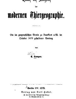 خرید و دانلود نسخه کامل کتاب Tobey die Aufgabe der modernen Thiergeographie [Tiergeographie]. Ein im geographischen Verein zu Frankfurt a/M. im October 1878 gehaltener Vortrag