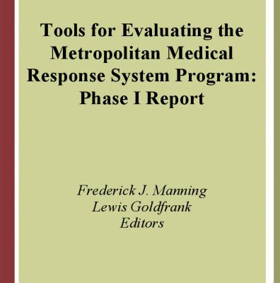 خرید و دانلود نسخه کامل کتاب Tools for Evaluating the Metropolitan Medical Response System Program