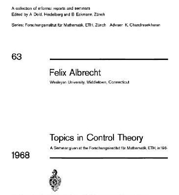 خرید و دانلود نسخه کامل کتاب Topics In Control Theory